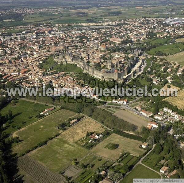 Photo aérienne de Carcassonne