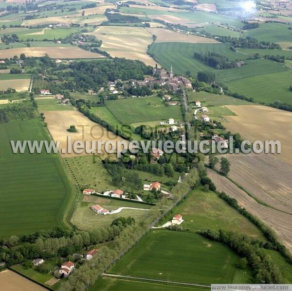 Photo aérienne de Loubens-Lauragais