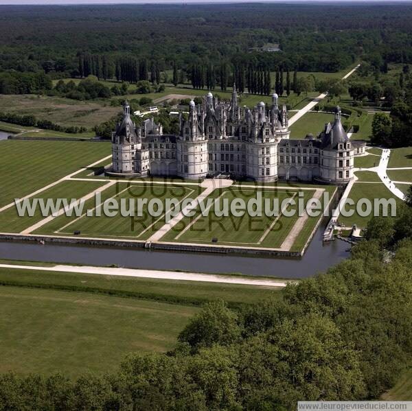 Photo aérienne de Chambord