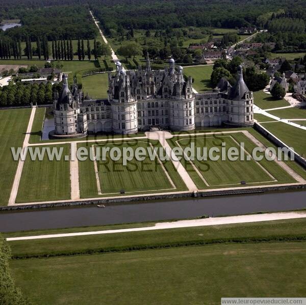 Photo aérienne de Chambord