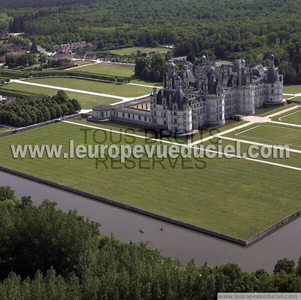 Photo aérienne de Chambord