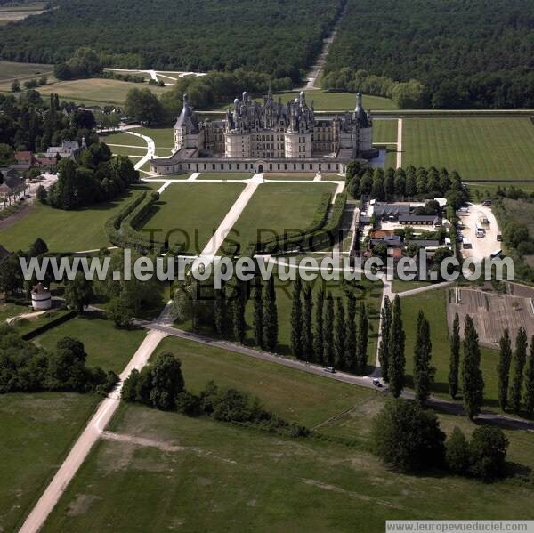 Photo aérienne de Chambord