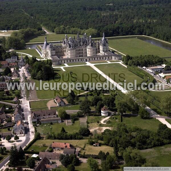 Photo aérienne de Chambord