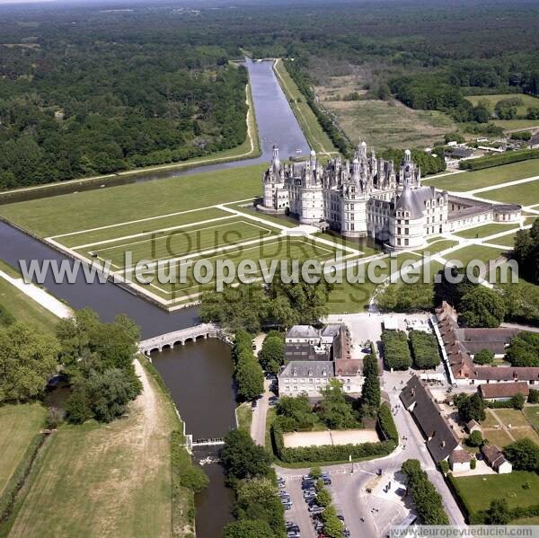 Photo aérienne de Chambord