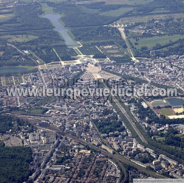 Photo aérienne de Versailles