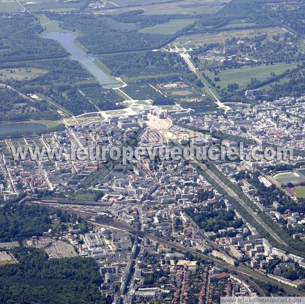 Photo aérienne de Versailles