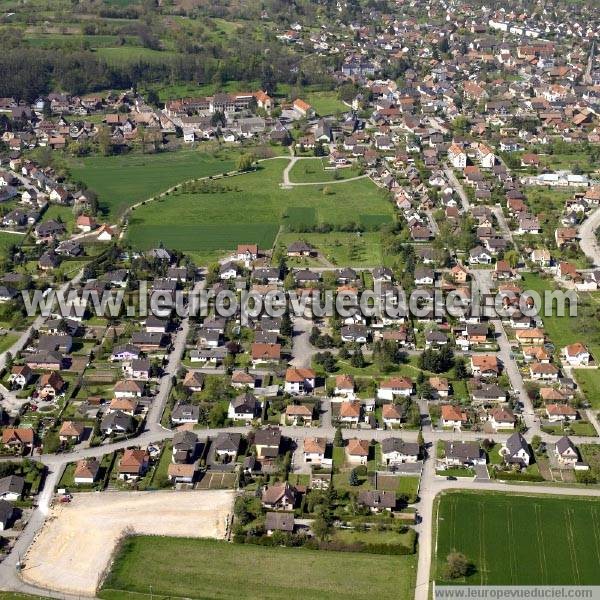Photo aérienne de Blotzheim