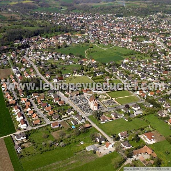 Photo aérienne de Blotzheim