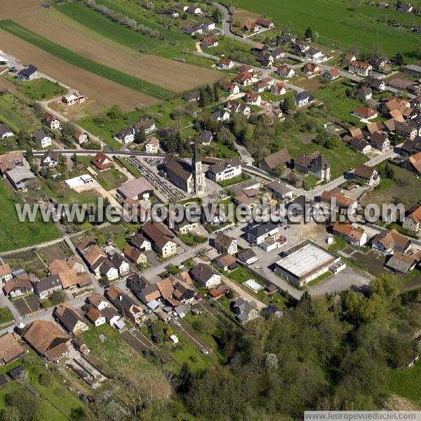 Photo aérienne de Hagenthal-le-Bas