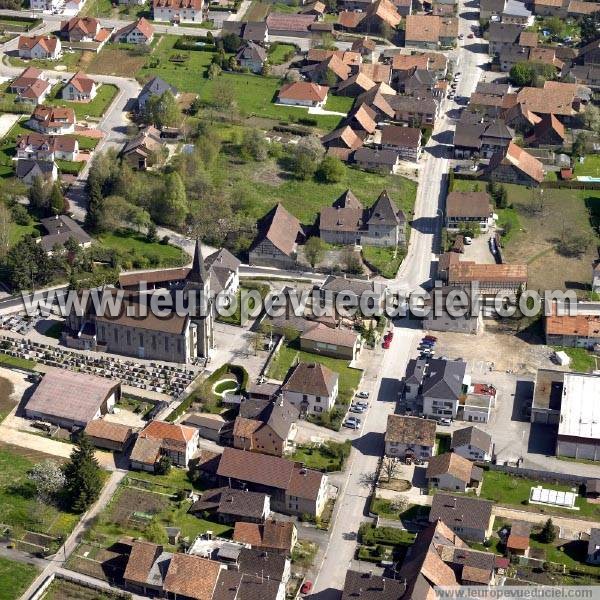 Photo aérienne de Hagenthal-le-Bas