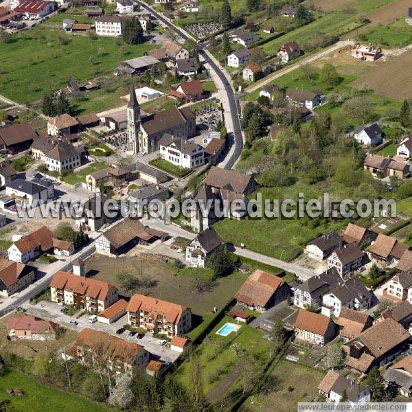 Photo aérienne de Hagenthal-le-Bas