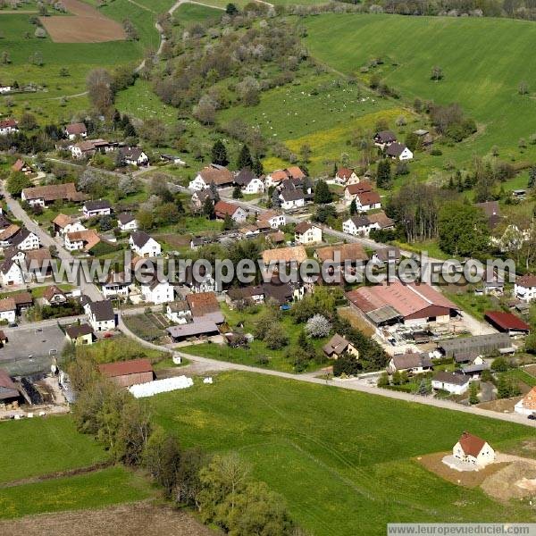 Photo aérienne de Hagenthal-le-Haut