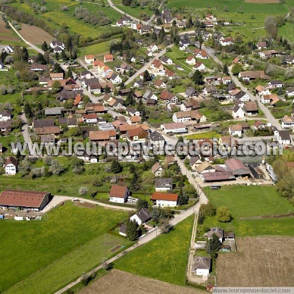 Photo aérienne de Hagenthal-le-Haut