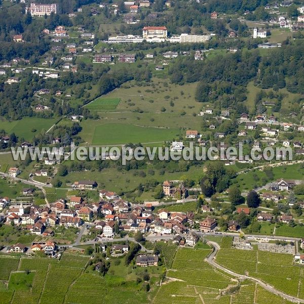 Photo aérienne de Chardonne