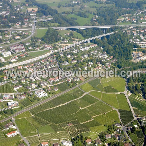 Photo aérienne de Lutry