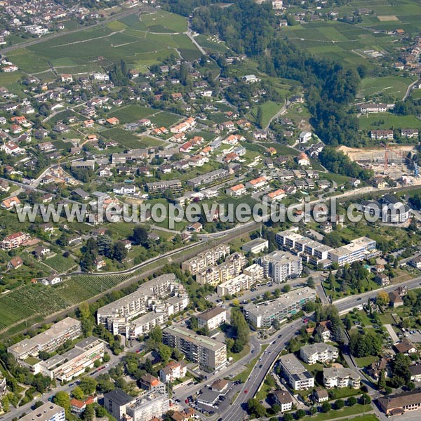 Photo aérienne de Lutry