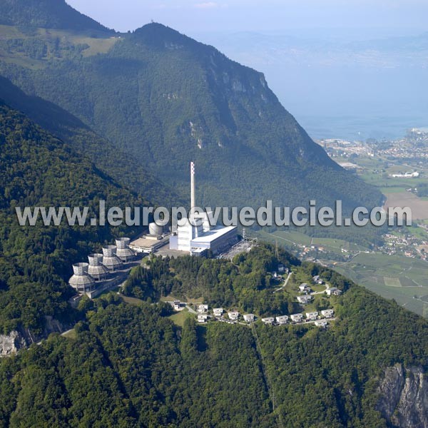 Photo aérienne de Vouvry