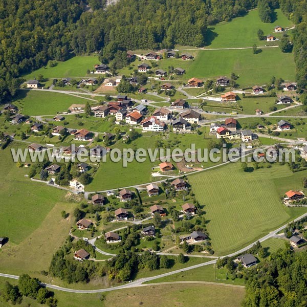 Photo aérienne de Vouvry