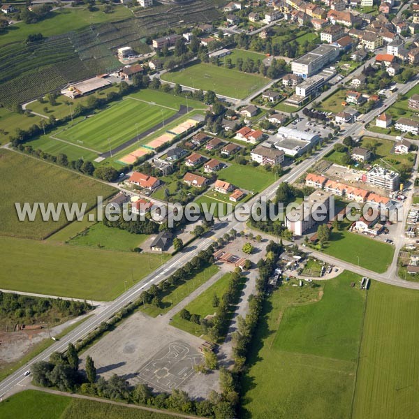 Photo aérienne de Vouvry