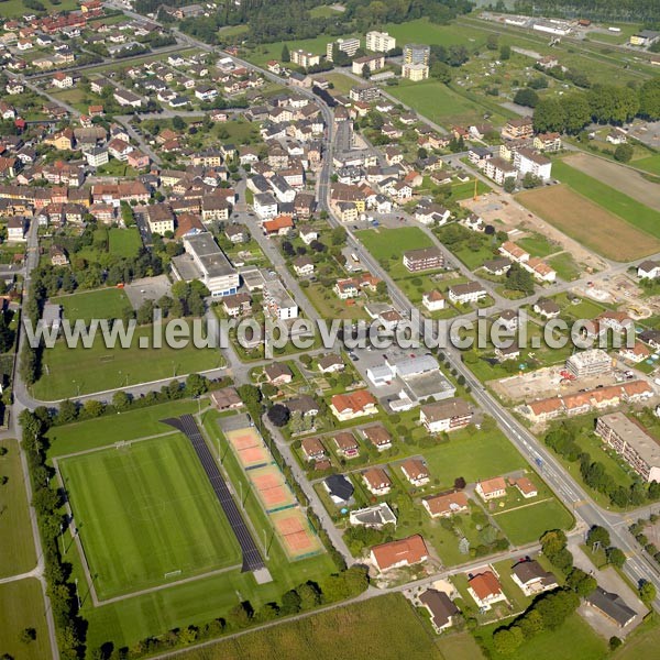 Photo aérienne de Vouvry