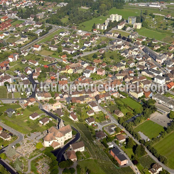 Photo aérienne de Vouvry