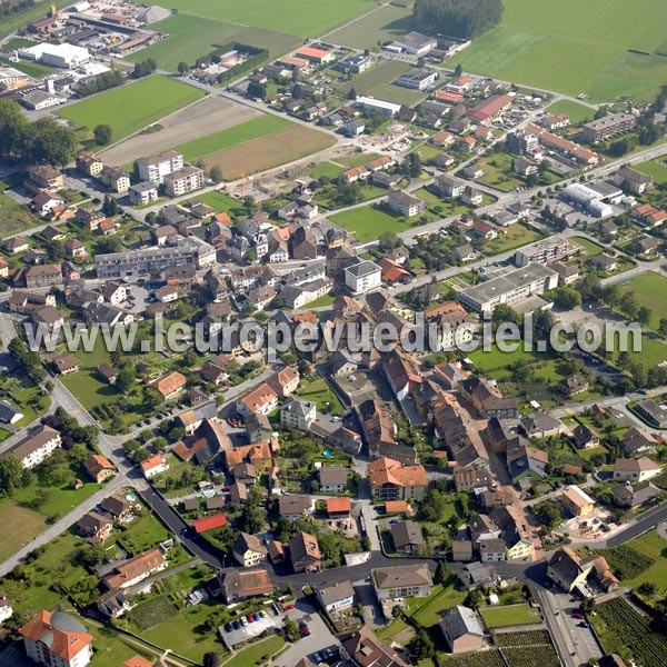 Photo aérienne de Vouvry