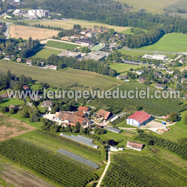 Photo aérienne de Yverdon-les-Bains