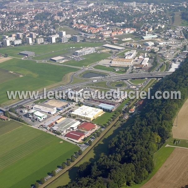 Photo aérienne de Yverdon-les-Bains