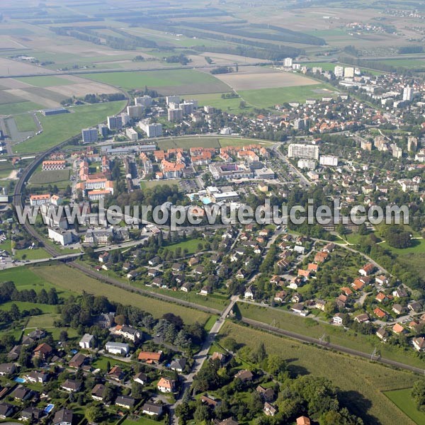 Photo aérienne de Yverdon-les-Bains