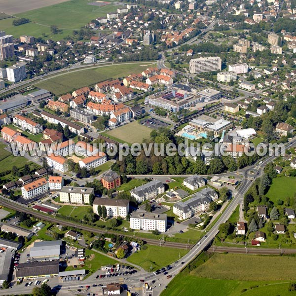 Photo aérienne de Yverdon-les-Bains