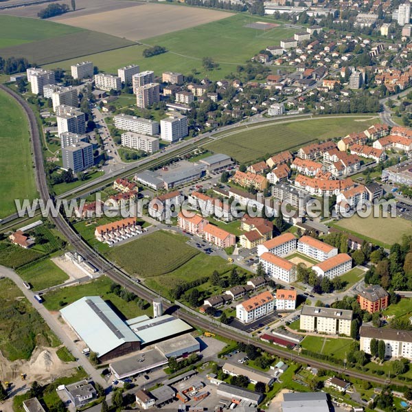 Photo aérienne de Yverdon-les-Bains