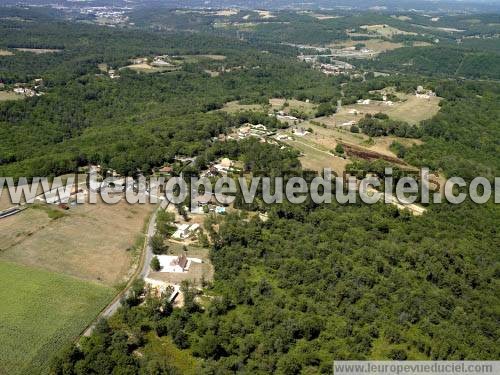 Photo aérienne de Saint-Laurent-sur-Manoire