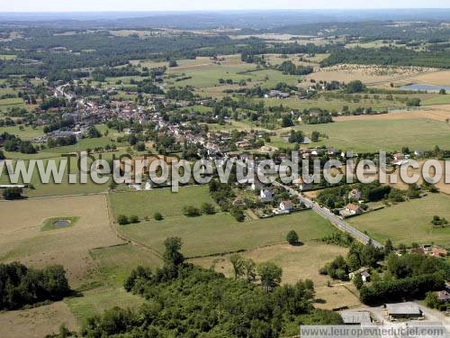 Photo aérienne de Lanouaille