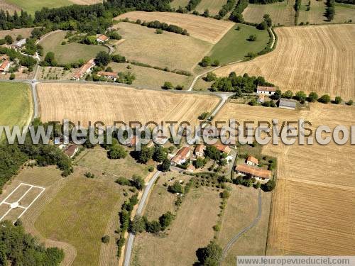 Photo aérienne de Saint-Aulaye