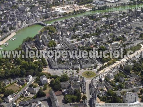 Photo aérienne de Château-Gontier Photo aérienne de Château-Gontier