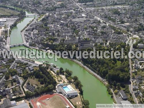 Photo aérienne de Château-Gontier Photo aérienne de Château-Gontier