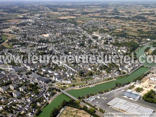 Photo aérienne de Château-Gontier Photo aérienne de Château-Gontier