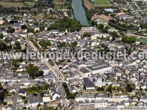 Photo aérienne de Château-Gontier Photo aérienne de Château-Gontier