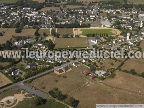 Photo aérienne de Cossé-le-Vivien