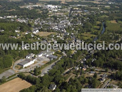 Photo aérienne de La Gacilly