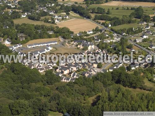 Photo aérienne de La Gacilly