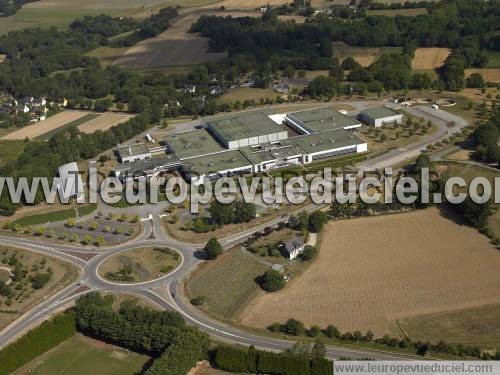 Photo aérienne de La Gacilly