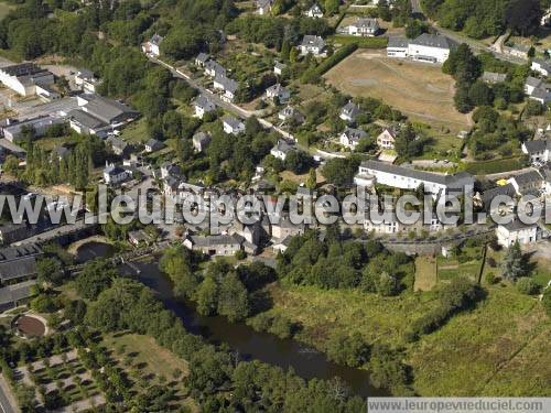 Photo aérienne de La Gacilly