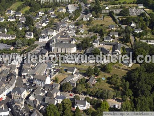 Photo aérienne de La Gacilly