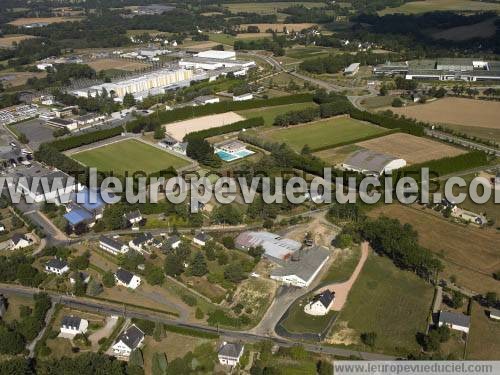 Photo aérienne de La Gacilly