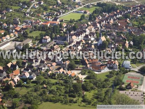 Photo aérienne de Soultz-sous-Forts