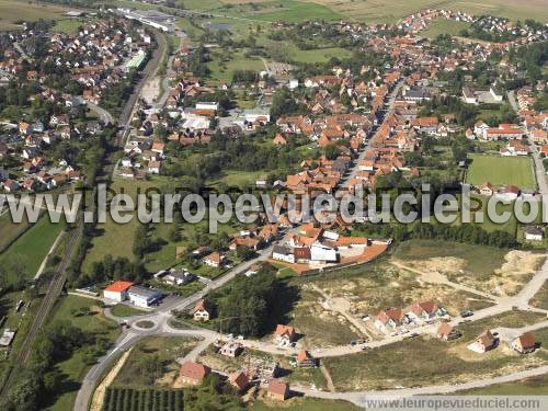 Photo aérienne de Soultz-sous-Forts