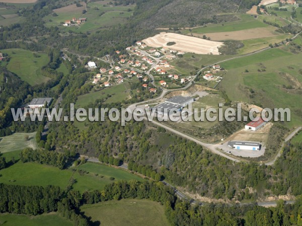 Photo aérienne de Bourg-Argental