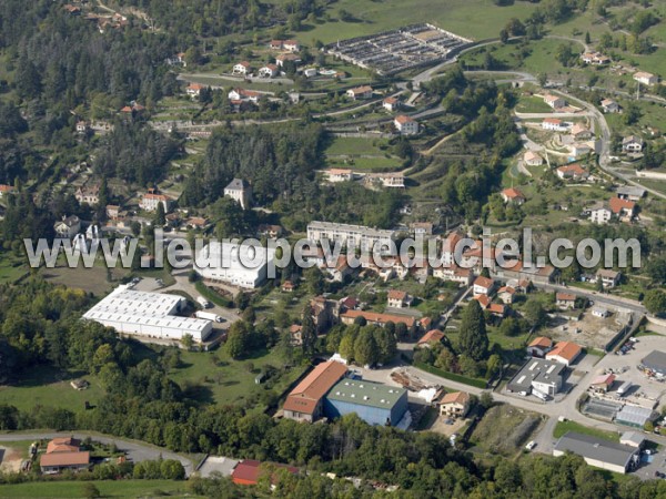 Photo aérienne de Bourg-Argental