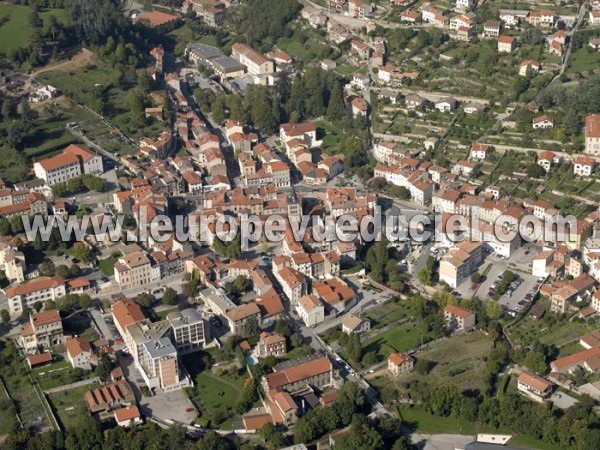 Photo aérienne de Bourg-Argental